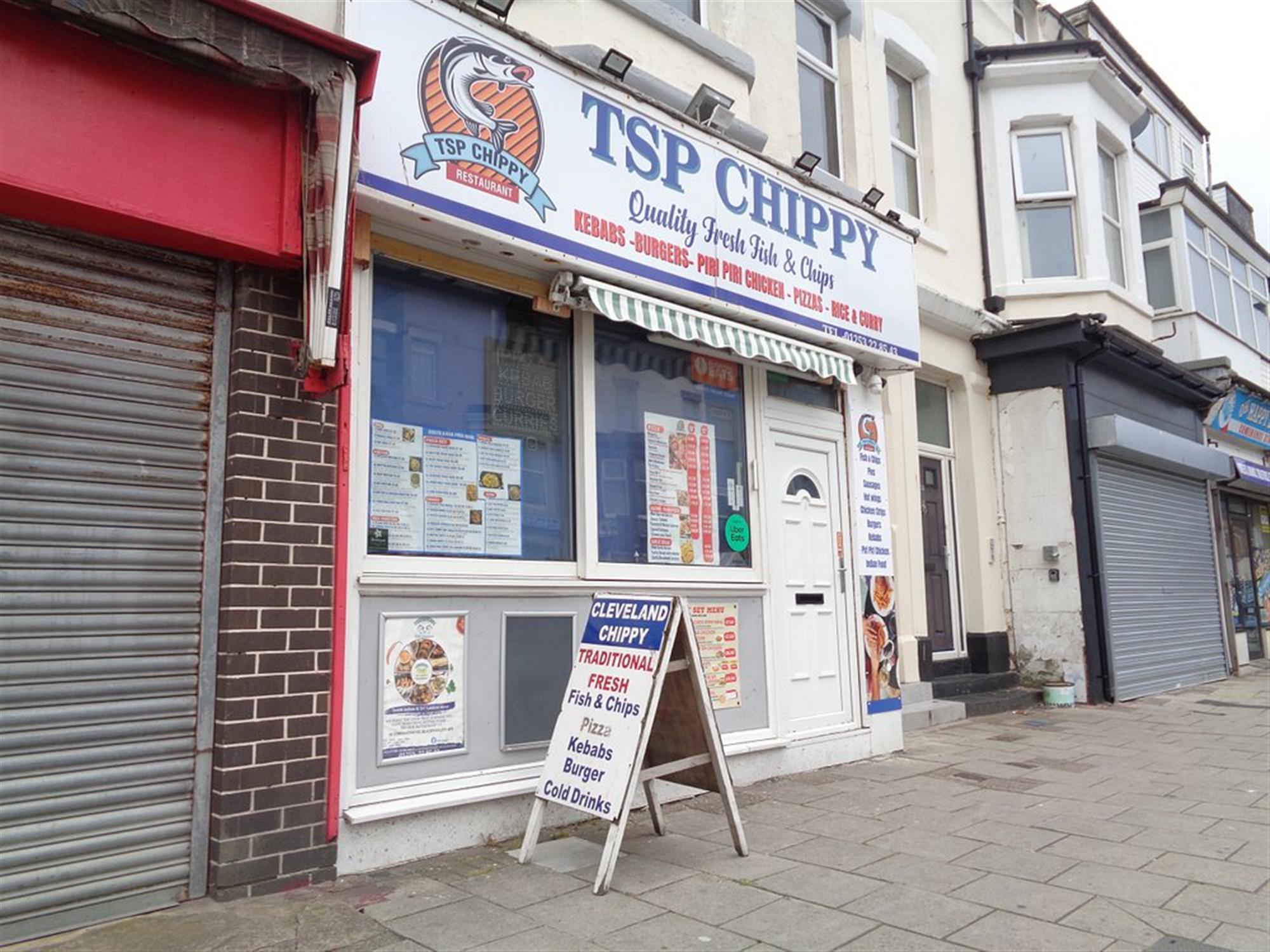 FISH AND CHIPS, PIZZA, KEBABS AND LICENSED RESTAURANT